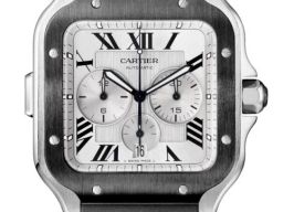 Cartier Santos WSSA0017 (2026) - White dial 43 mm Steel case