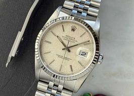 Rolex Datejust 36 16234 (1993) - Zilver wijzerplaat 36mm Staal