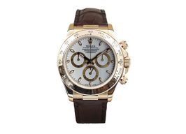 Rolex Daytona 116518 (Unknown (random serial)) - White dial 40 mm Yellow Gold case