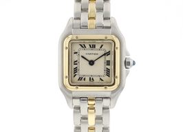 Cartier Panthère 6692 (Unknown (random serial)) - White dial 22 mm Gold/Steel case