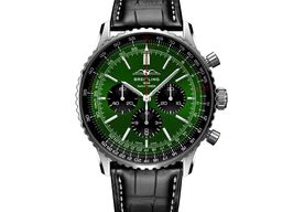 Breitling Navitimer 01 (46 MM) AB0137241L1P1 (2025) - Groen wijzerplaat 46mm Staal
