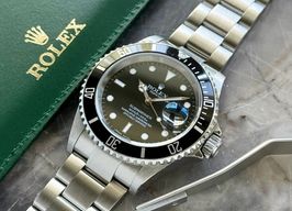 Rolex Submariner Date 16610 (2007) - Zwart wijzerplaat 40mm Staal