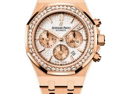 Audemars Piguet Royal Oak Chronograph 26315OR.ZZ.1256OR.01 (2025) - Silver dial 38 mm Rose Gold case