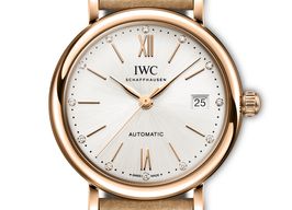 IWC Portofino Automatic IW458606 (2024) - Zilver wijzerplaat 37mm Roodgoud