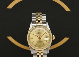 Rolex Datejust 1601 (1973) - Gold dial 36 mm Steel case
