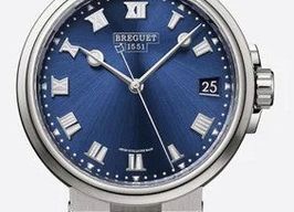 Breguet Marine 5517TI/Y1/9ZU (2025) - Blue dial 40 mm Titanium case