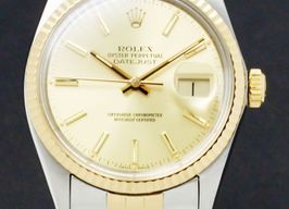 Rolex Datejust 36 16013 (1986) - Goud wijzerplaat 36mm Goud/Staal