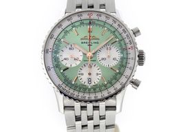 Breitling Navitimer 1 B01 Chronograph AB0139211L1A1 (2023) - Groen wijzerplaat 41mm Staal