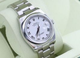 Rolex Datejust 36 116200 (Unknown (random serial)) - White dial 36 mm Steel case