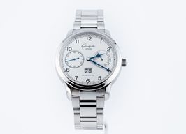 Glashütte Original Senator Observer 100-14-05-02-04 (2015) - White dial 44 mm Steel case