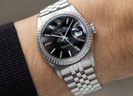 Rolex Datejust 36 16030 (1984) - Zwart wijzerplaat 36mm Staal