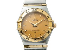 Omega Constellation Ladies 795.1202 (1998) - Champagne wijzerplaat 25mm Goud/Staal