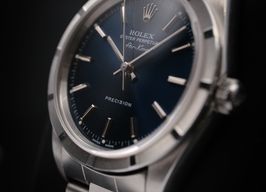 Rolex Air-King 14010 (1999) - Blue dial 34 mm Steel case