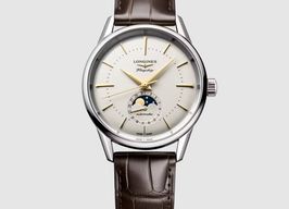 Longines Flagship Heritage L4.815.4.78.2 (2025) - Zilver wijzerplaat 39mm Staal