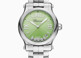 Chopard Happy Sport 278582-3011 (2025) - Groen wijzerplaat 36mm Staal