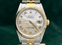 Rolex Datejust 36 16233 (1999) - Parelmoer wijzerplaat 36mm Goud/Staal