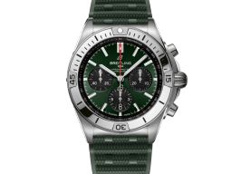 Breitling Chronomat 42 AB0134101L2S1 (2024) - Groen wijzerplaat 43mm Staal