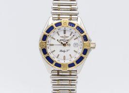 Breitling Lady J D52065 (1995) - Blue dial 31 mm Gold/Steel case