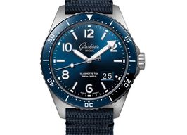 Glashütte Original SeaQ Panorama Date 1-36-13-02-81-36 (2023) - Blauw wijzerplaat 43mm Staal