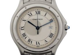 Cartier Cougar 987904 (1991) - White dial 33 mm Steel case
