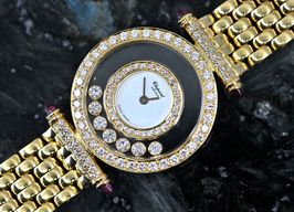 Chopard Happy Diamonds 20/4993 (1994) - White dial 25 mm Yellow Gold case