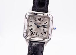 Cartier Santos Dumont WSSA0023 (2020) - Silver dial 28 mm Steel case