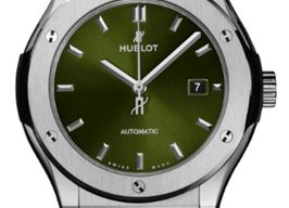 Hublot Classic Fusion 542.NX.8970.RX (2026) - Groen wijzerplaat 42mm Titanium