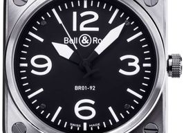 Bell & Ross BR 01-92 BR0192-BL-ST (Unknown (random serial)) - Black dial 46 mm Steel case