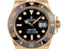 Rolex Submariner Date 126618LN (2022) - Zwart wijzerplaat 41mm Geelgoud