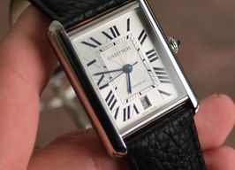Cartier Tank WSTA0040 (2023) - Silver dial 41 mm Steel case