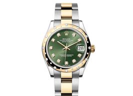 Rolex Datejust 31 278343RBR (2024) - Groen wijzerplaat 31mm Staal