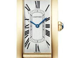 Cartier Tank Américaine WGTA0300 (2026) - Zilver wijzerplaat 24mm Geelgoud