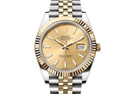Rolex Datejust 41 126333 (2023) - Champagne dial 41 mm Gold/Steel case