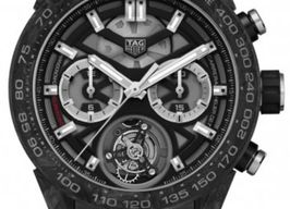 TAG Heuer Carrera Heuer-02T CAR5A8U.FT6071 (2024) - Transparent dial 45 mm Titanium case