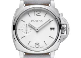 Panerai Luminor Due PAM01426 (2026) - Wit wijzerplaat 38mm Staal