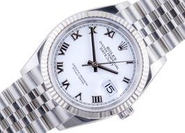 Rolex Datejust 36 126234 (2020) - White dial 36 mm Steel case