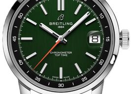 Breitling Top Time AB3113171L1X1 (2025) - Green dial 38 mm Steel case