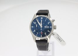 IWC Pilot Chronograph IW388101 (2025) - Blauw wijzerplaat 41mm Staal