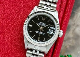 Rolex Lady-Datejust 69174 (1996) - Black dial 26 mm Steel case