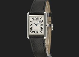 Cartier Tank WSTA0041 (2024) - Wit wijzerplaat 34mm Staal