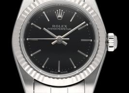 Rolex Oyster Perpetual 26 76094 (2005) - Black dial 26 mm Steel case
