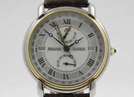 Maurice Lacroix Masterpiece 51411 (1994) - Silver dial 38 mm Gold/Steel case