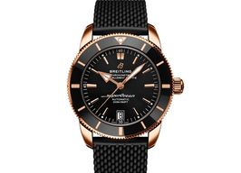 Breitling Superocean Heritage II 42 RB2010121B1S1 (2024) - Zwart wijzerplaat 42mm Roodgoud