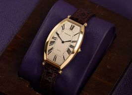 Cartier Tonneau Unknown (Onbekend (willekeurig serienummer)) - Zilver wijzerplaat 27mm Geelgoud