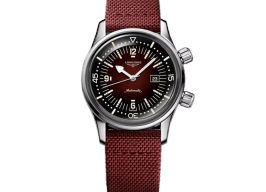 Longines Legend Diver L3.374.4.40.2 (2025) - Red dial 36 mm Steel case