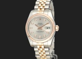 Rolex Lady-Datejust 179171 (2008) - Silver dial 26 mm Gold/Steel case