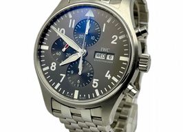 IWC Pilot Spitfire Chronograph IW377719 (2017) - Grey dial 43 mm Steel case