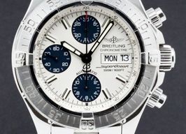 Breitling Superocean Chronograph II A13340 (2005) - Silver dial 42 mm Steel case