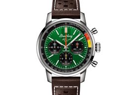 Breitling Top Time AB01762A1L1X1 (2024) - Groen wijzerplaat 41mm Staal