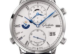 Glashütte Original Senator Cosmopolite 1-89-02-01-04-01 (2024) - Silver dial 44 mm White Gold case